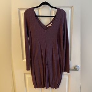 Victoria’s Secret Women’s Long Sleeve Sweater Dress Purple NEW sz XL XLarge